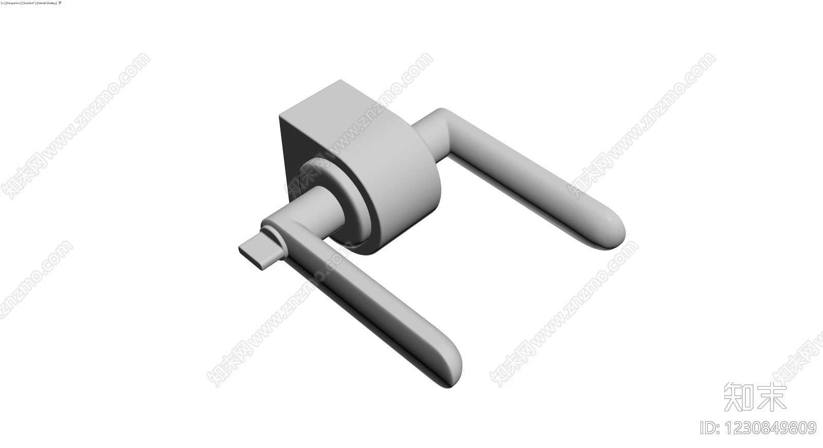 双杆机械把手组件3D模型下载【ID:1230849809】