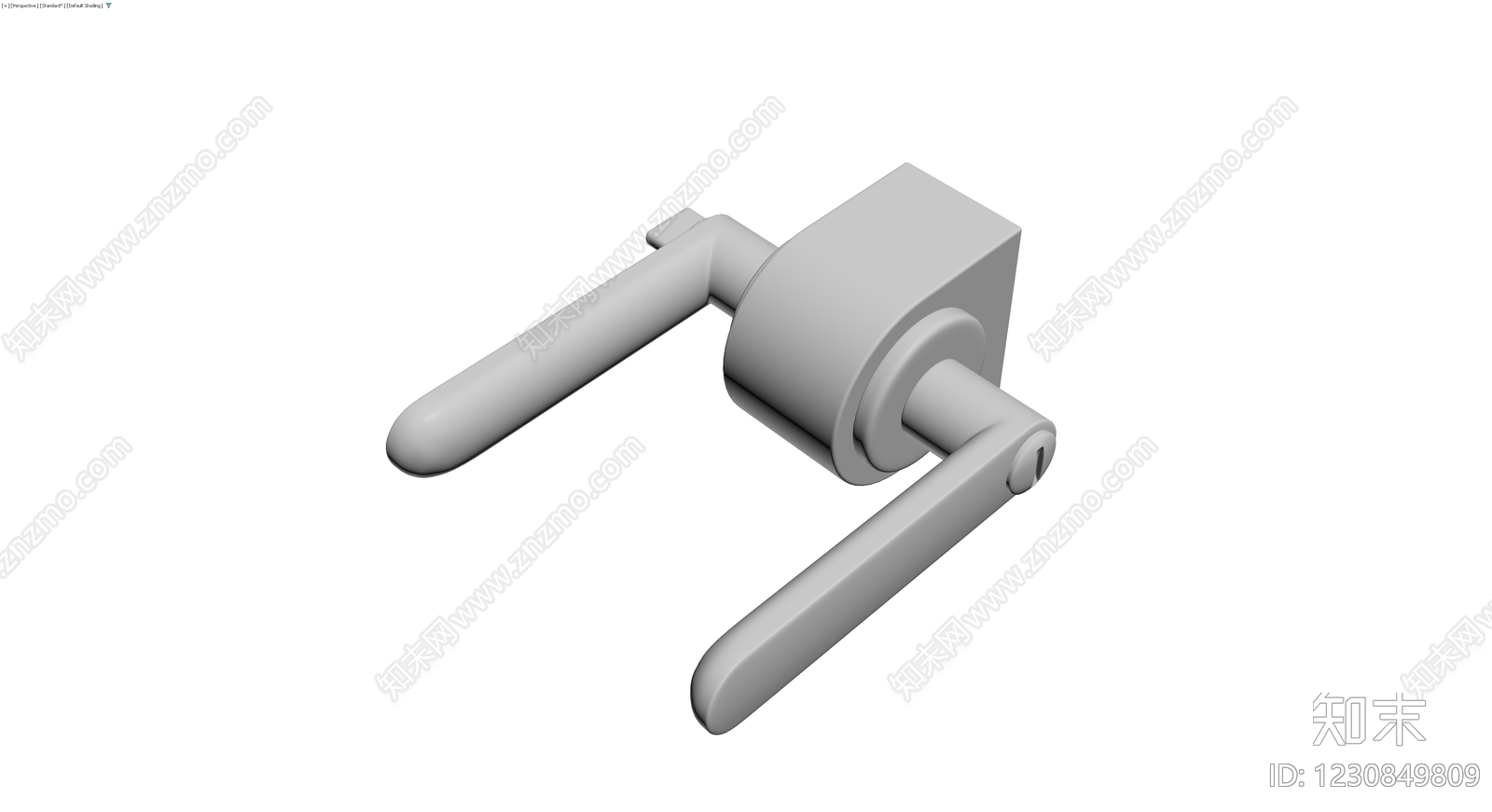 双杆机械把手组件3D模型下载【ID:1230849809】