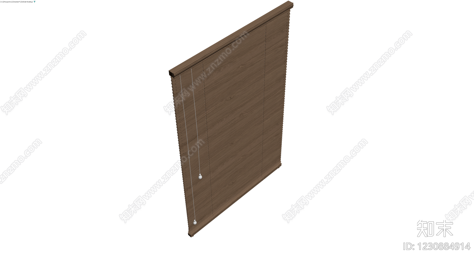 木质百叶窗组件3D模型下载【ID:1230884914】