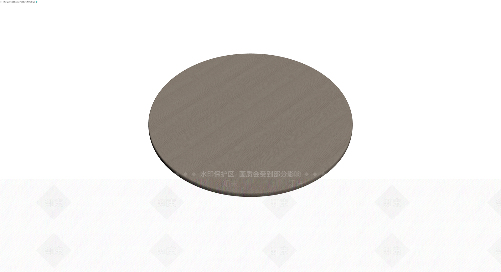 灰模圆面桌体3D模型下载【ID:1230103947】