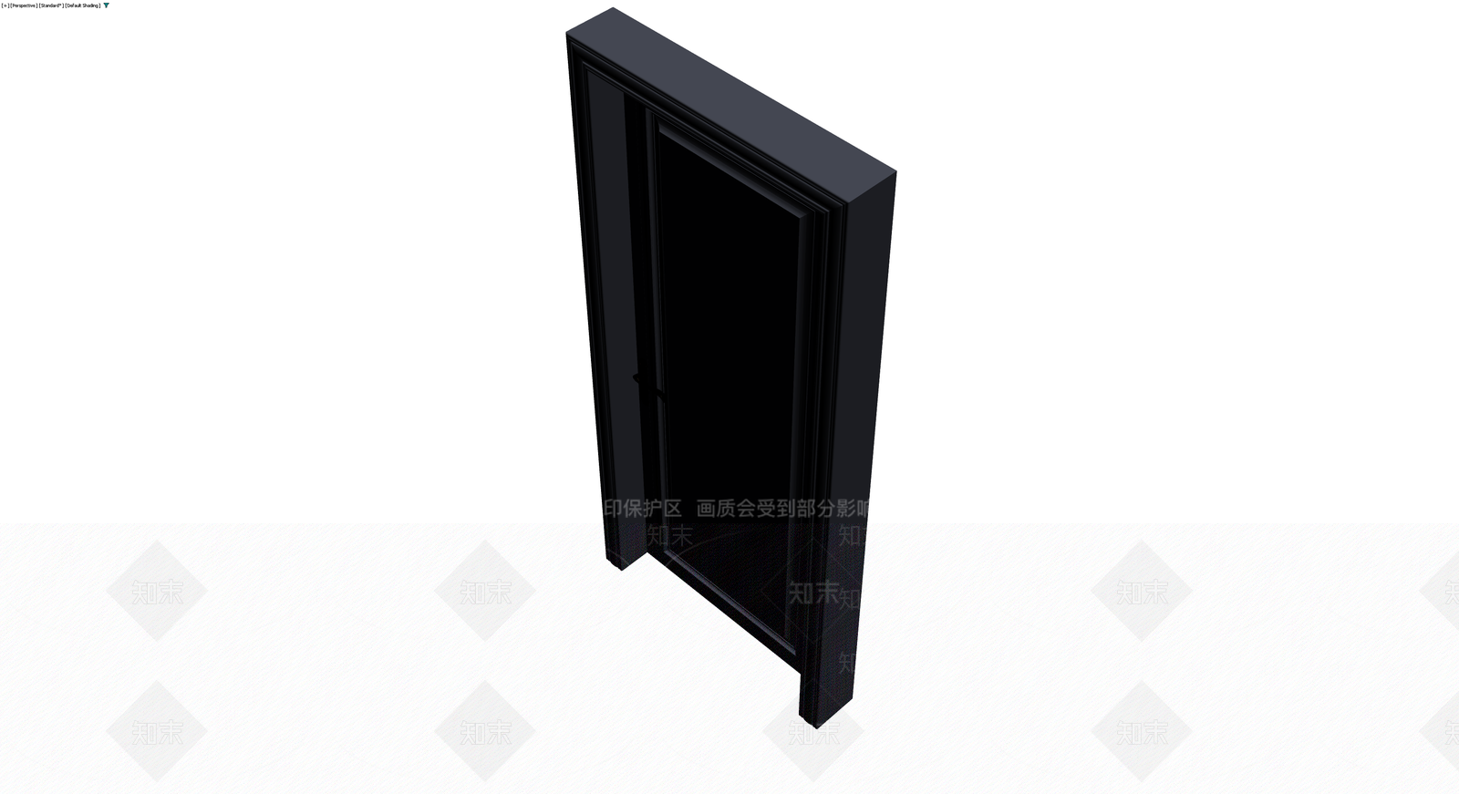 黑色单开门体模型3D模型下载【ID:1230703235】