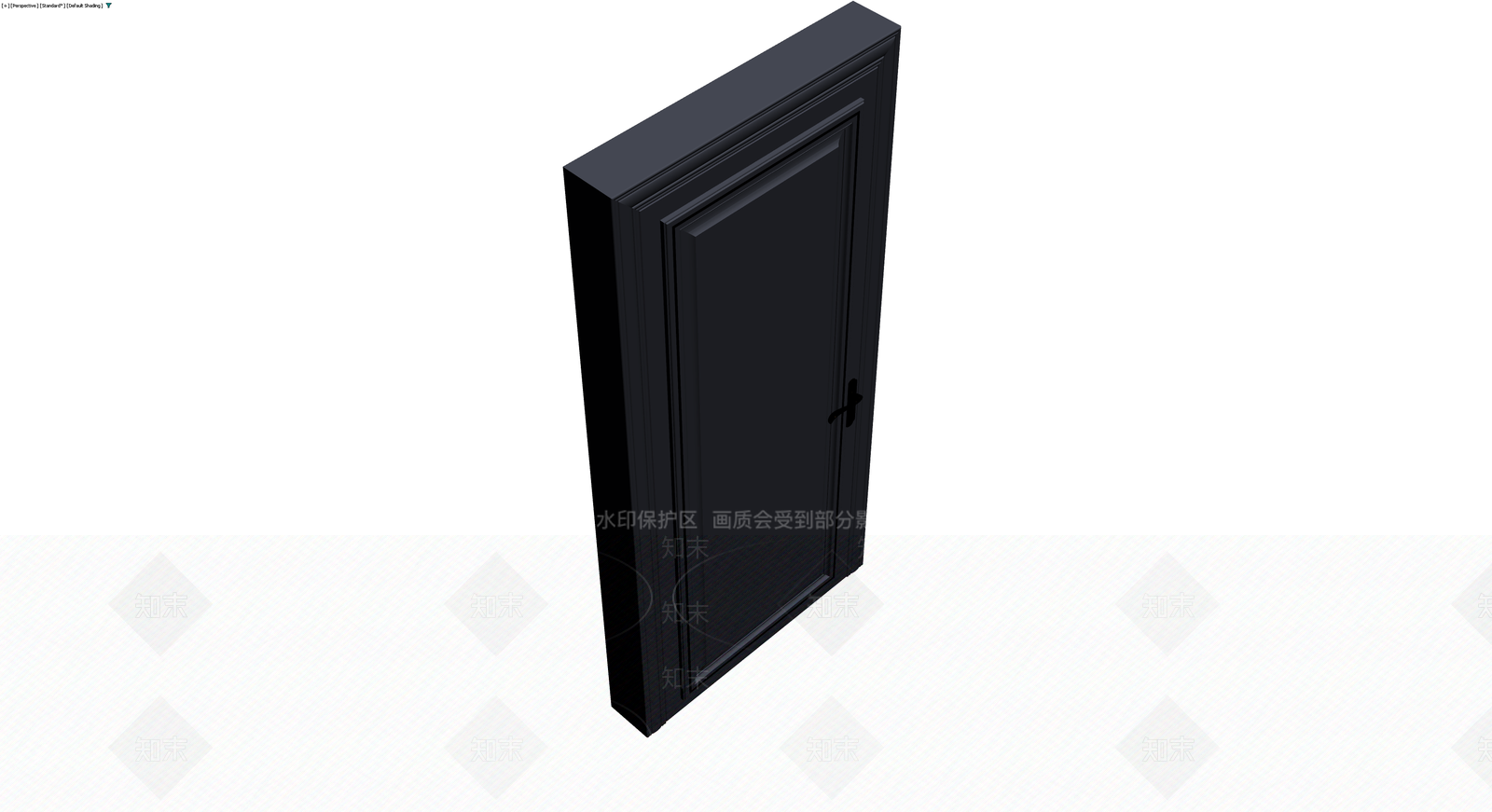 黑色单开门体模型3D模型下载【ID:1230703235】