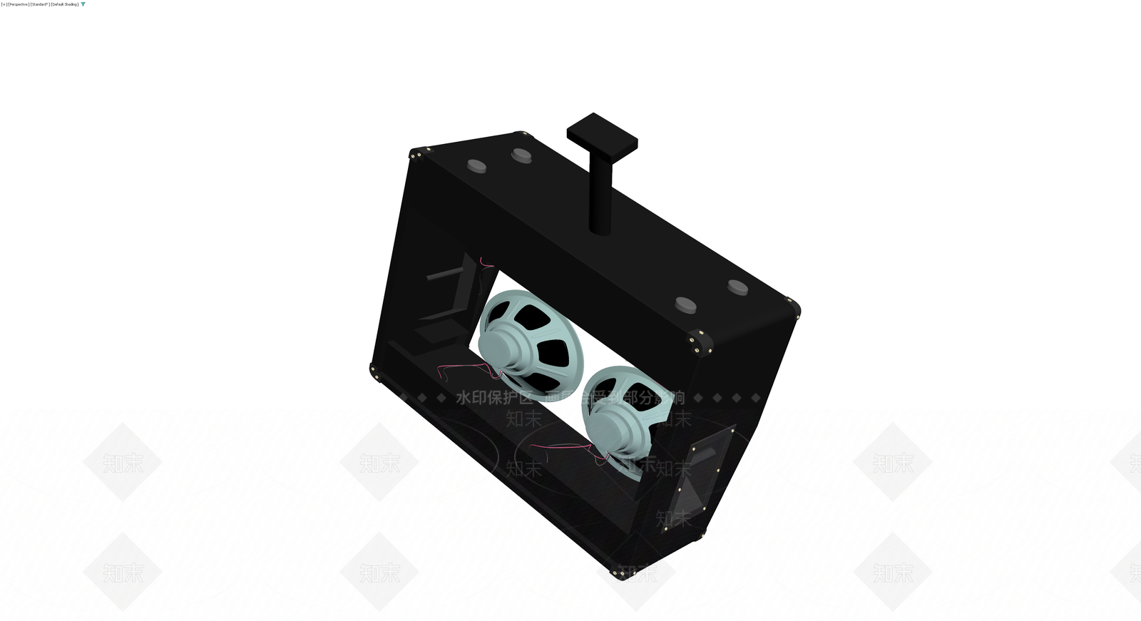 Marshall音箱模型3D模型下载【ID:1229618647】
