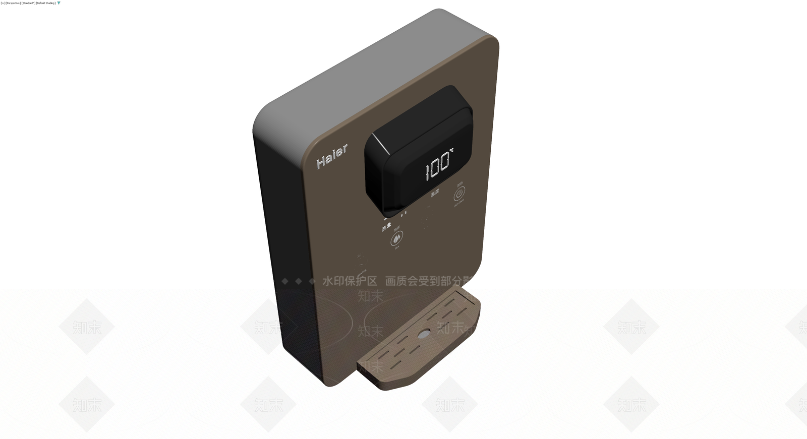 海尔电热水壶3D模型下载【ID:1229844371】