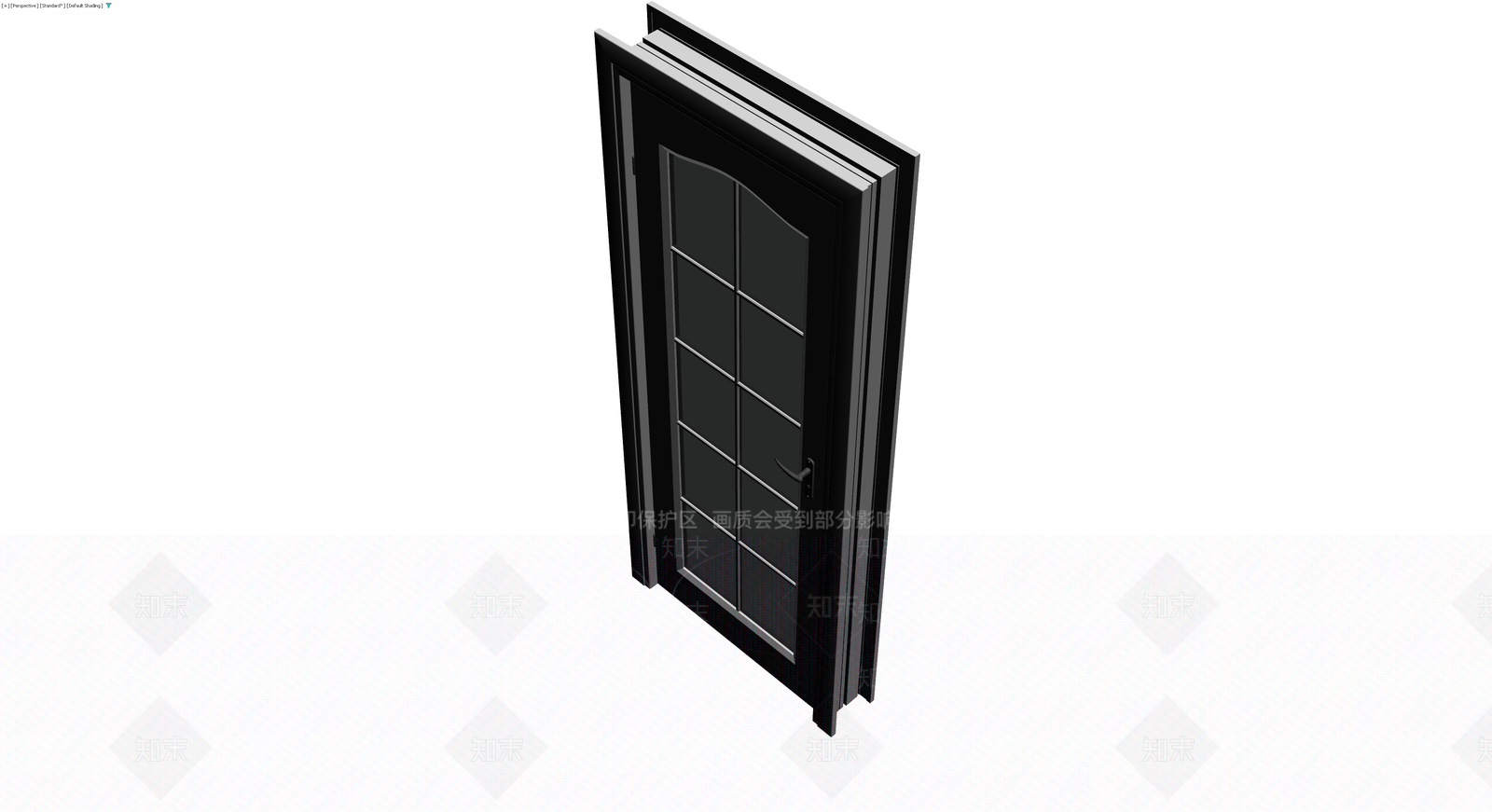 带框玻璃门体模型3D模型下载【ID:1229987419】