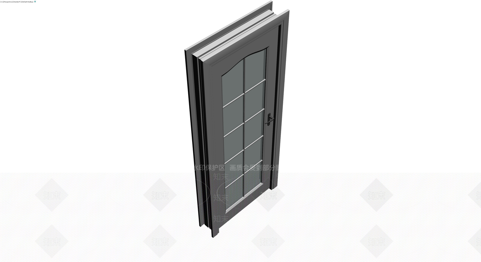 带框玻璃门体模型3D模型下载【ID:1229987419】