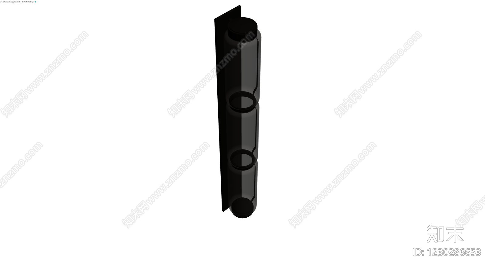 三罐壁挂式调料架3D模型下载【ID:1230286653】