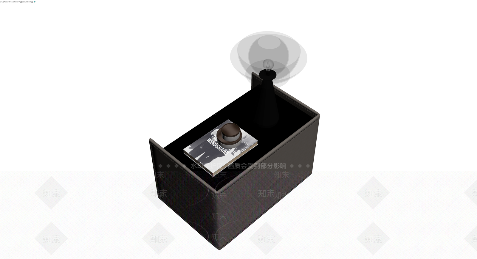 皮质床头柜组合模型3D模型下载【ID:1229957227】
