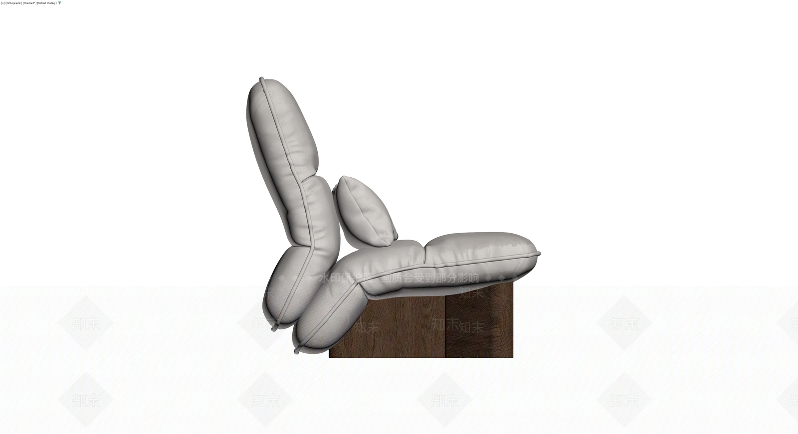 现代休闲沙发（含木架）3D模型下载【ID:1230712467】