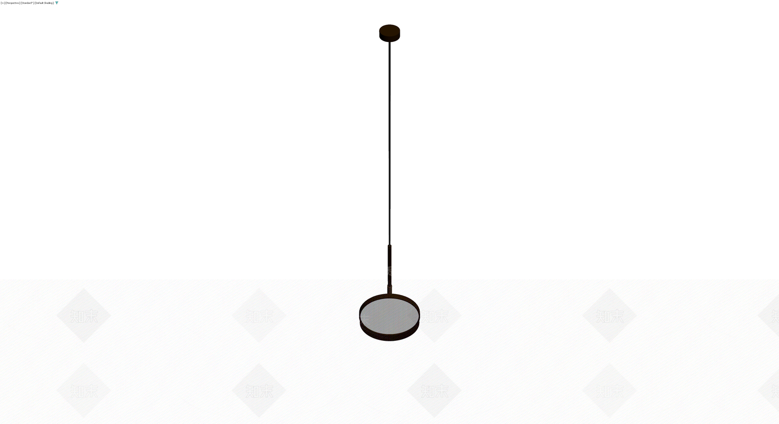 深棕色吊灯模型3D模型下载【ID:1230567942】