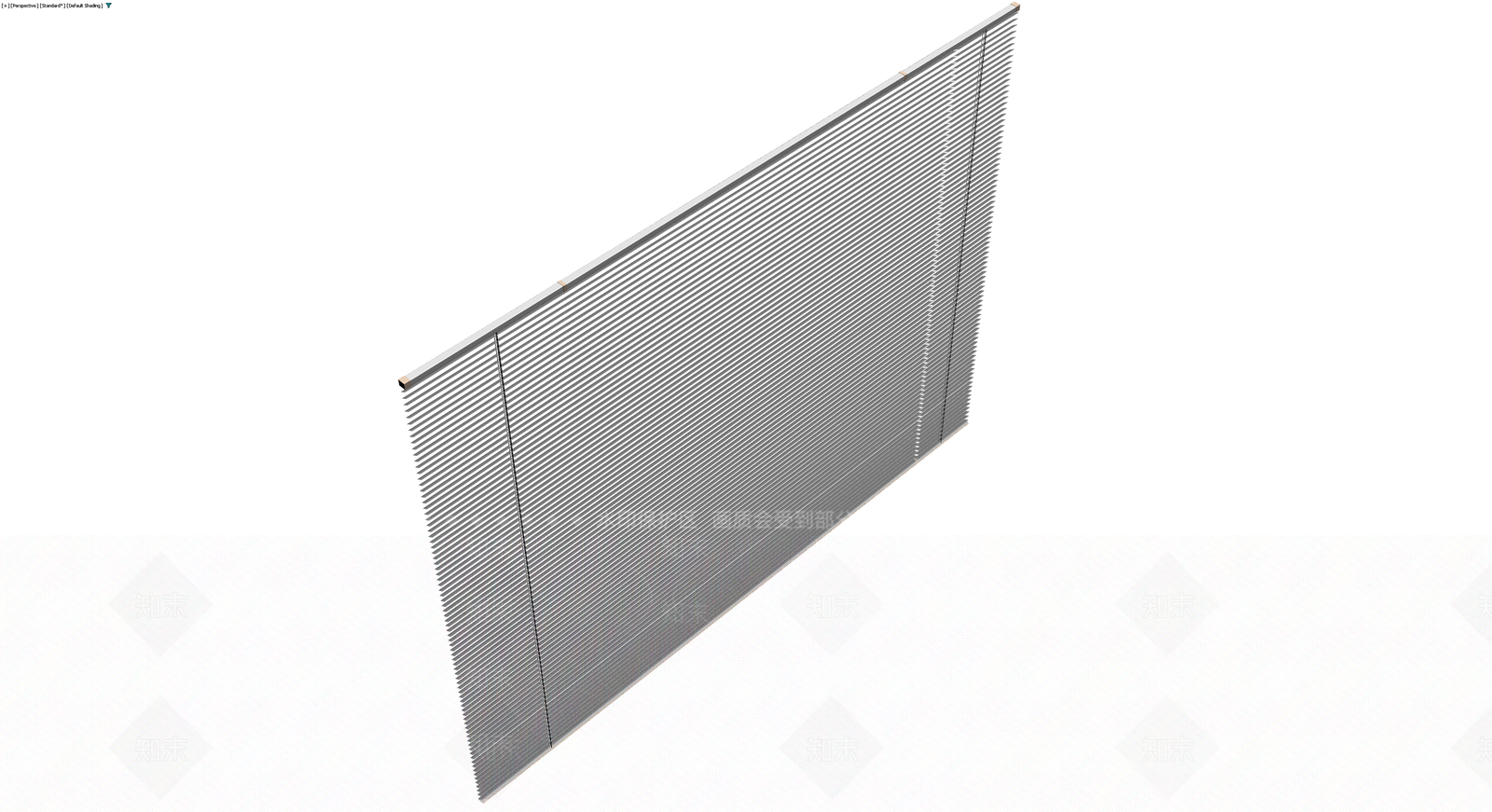 灰色百叶窗成品3D模型下载【ID:1230350824】