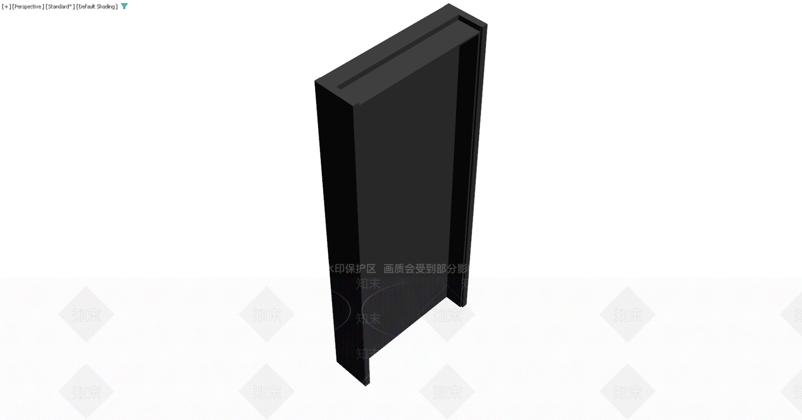 黑色成品门体模型3D模型下载【ID:1229588824】