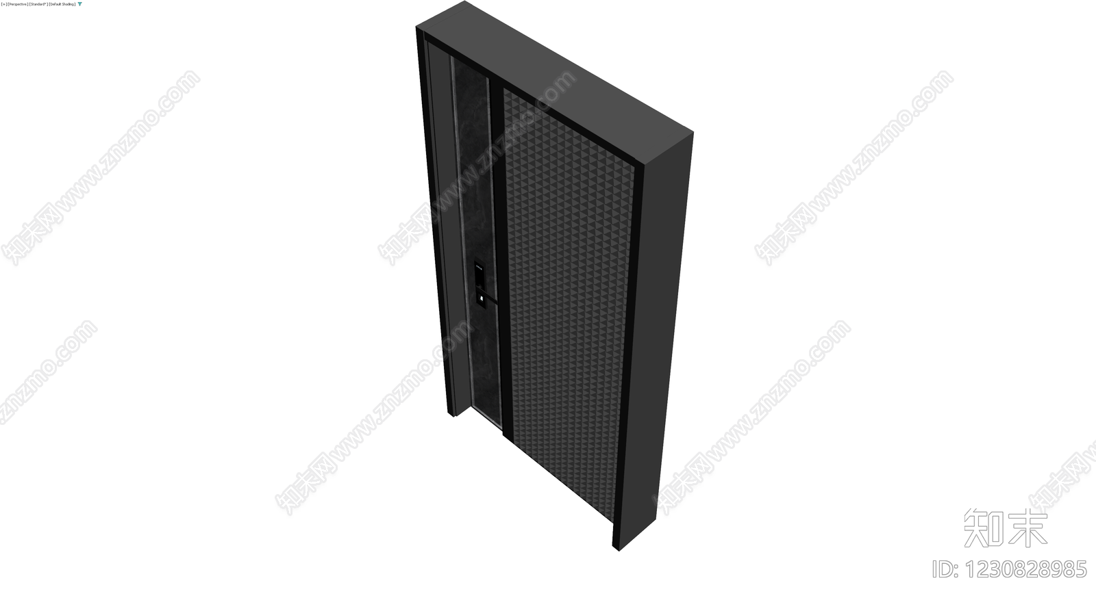 现代风格智能防盗门3D模型下载【ID:1230828985】