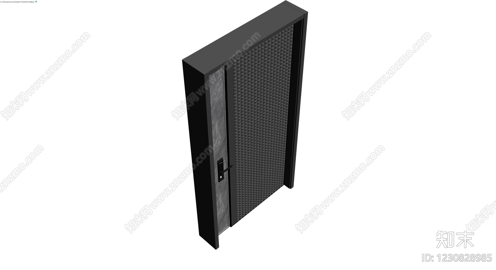 现代风格智能防盗门3D模型下载【ID:1230828985】