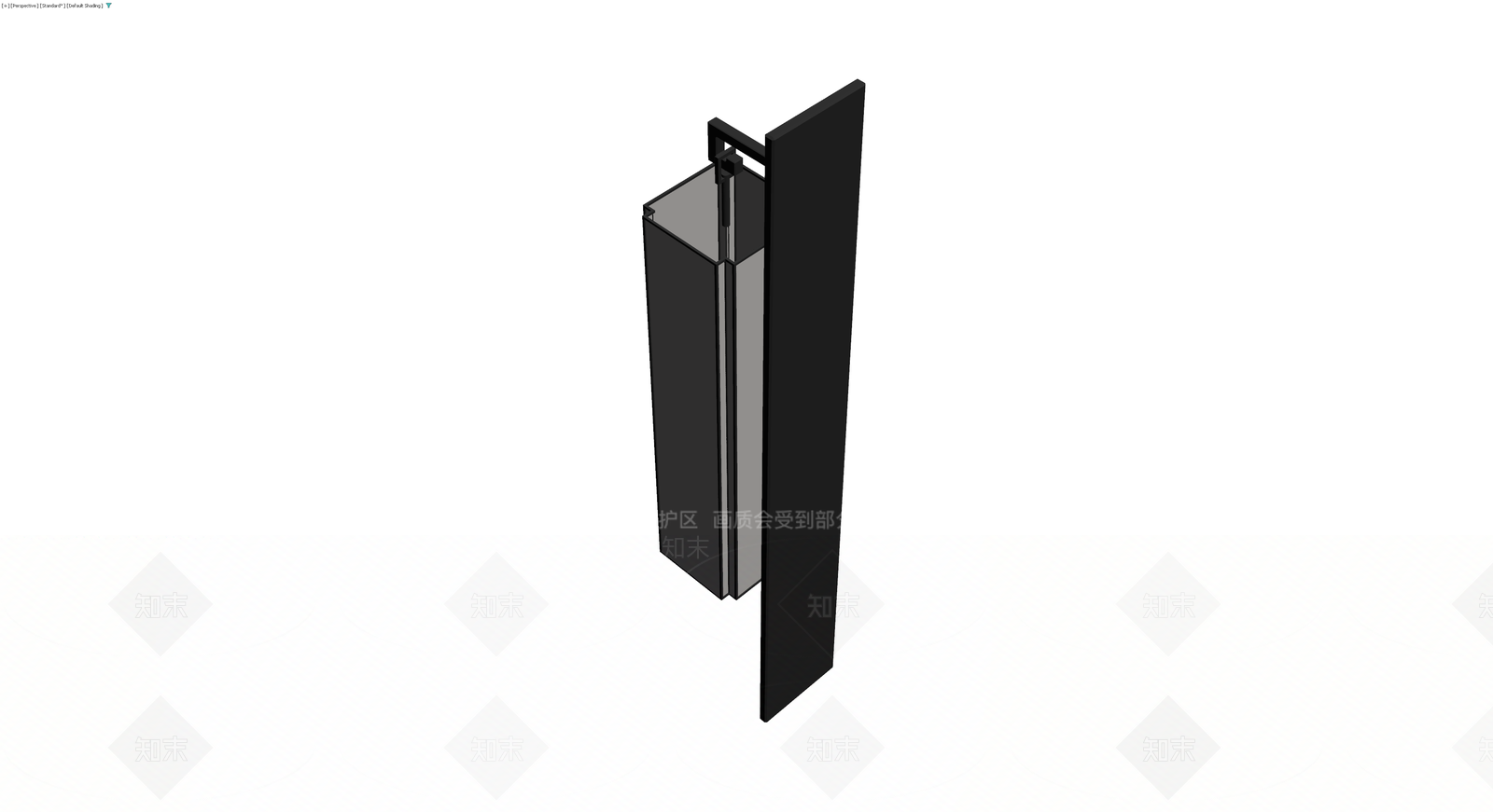 现代风格落地壁灯3D模型下载【ID:1230393159】