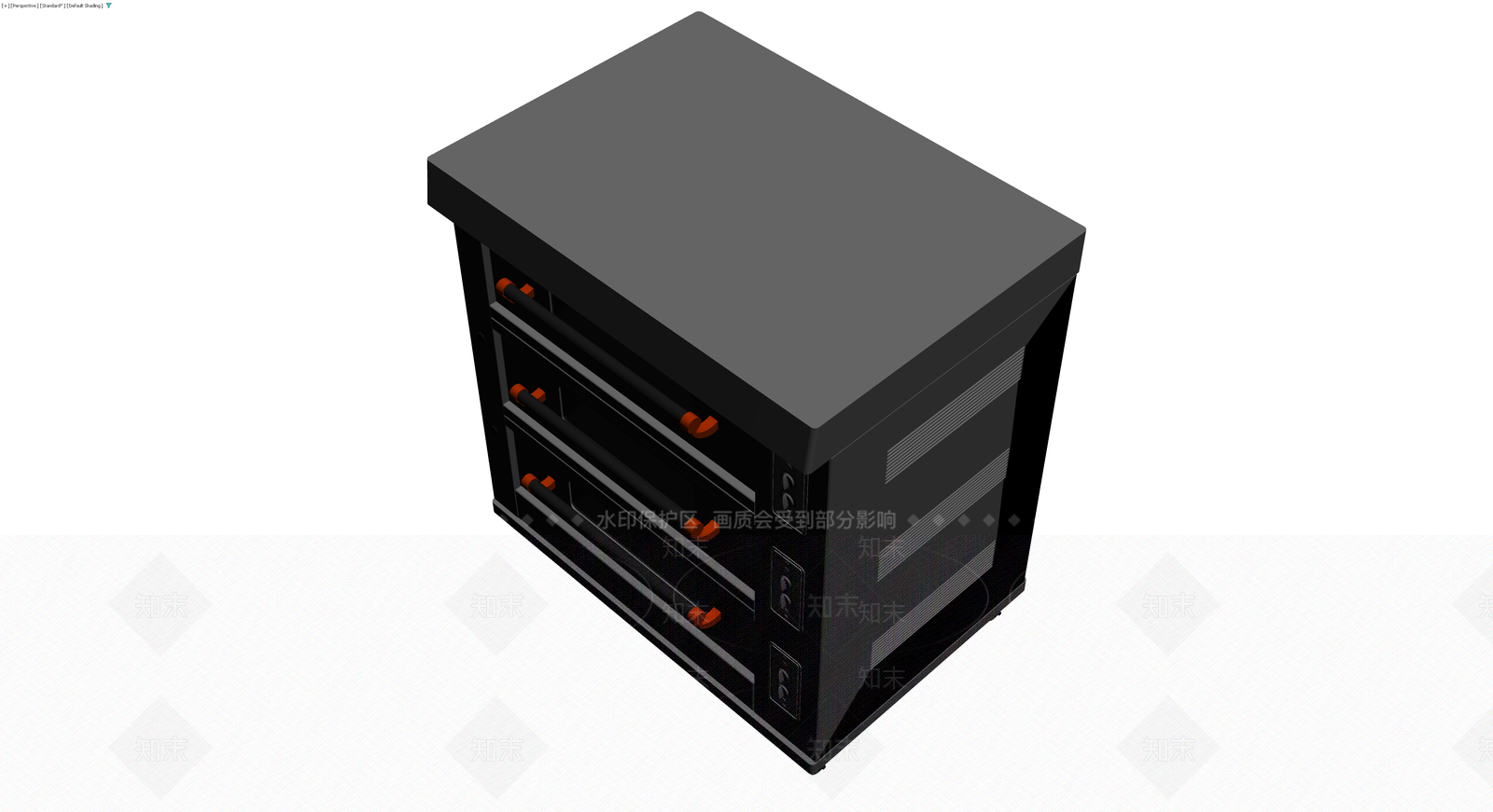 商用三层烤箱3D模型下载【ID:1230779539】