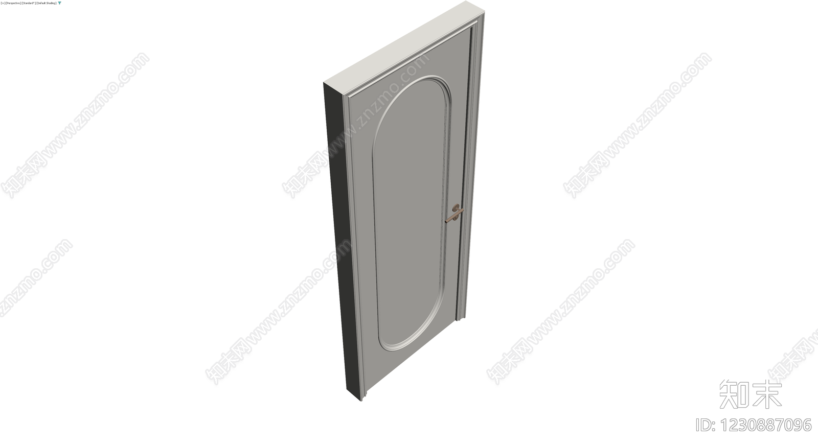 欧式带框门模型3D模型下载【ID:1230887096】