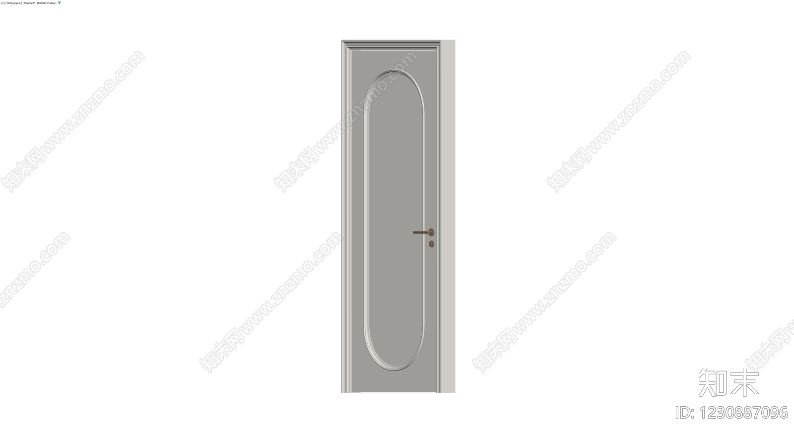 欧式带框门模型3D模型下载【ID:1230887096】