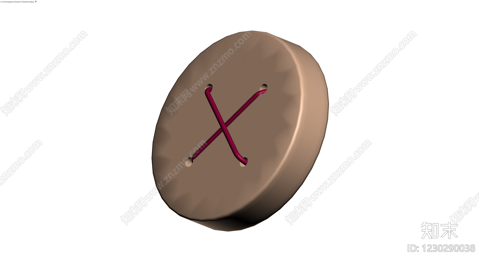 带红色线缆的圆形底座3D模型下载【ID:1230290038】
