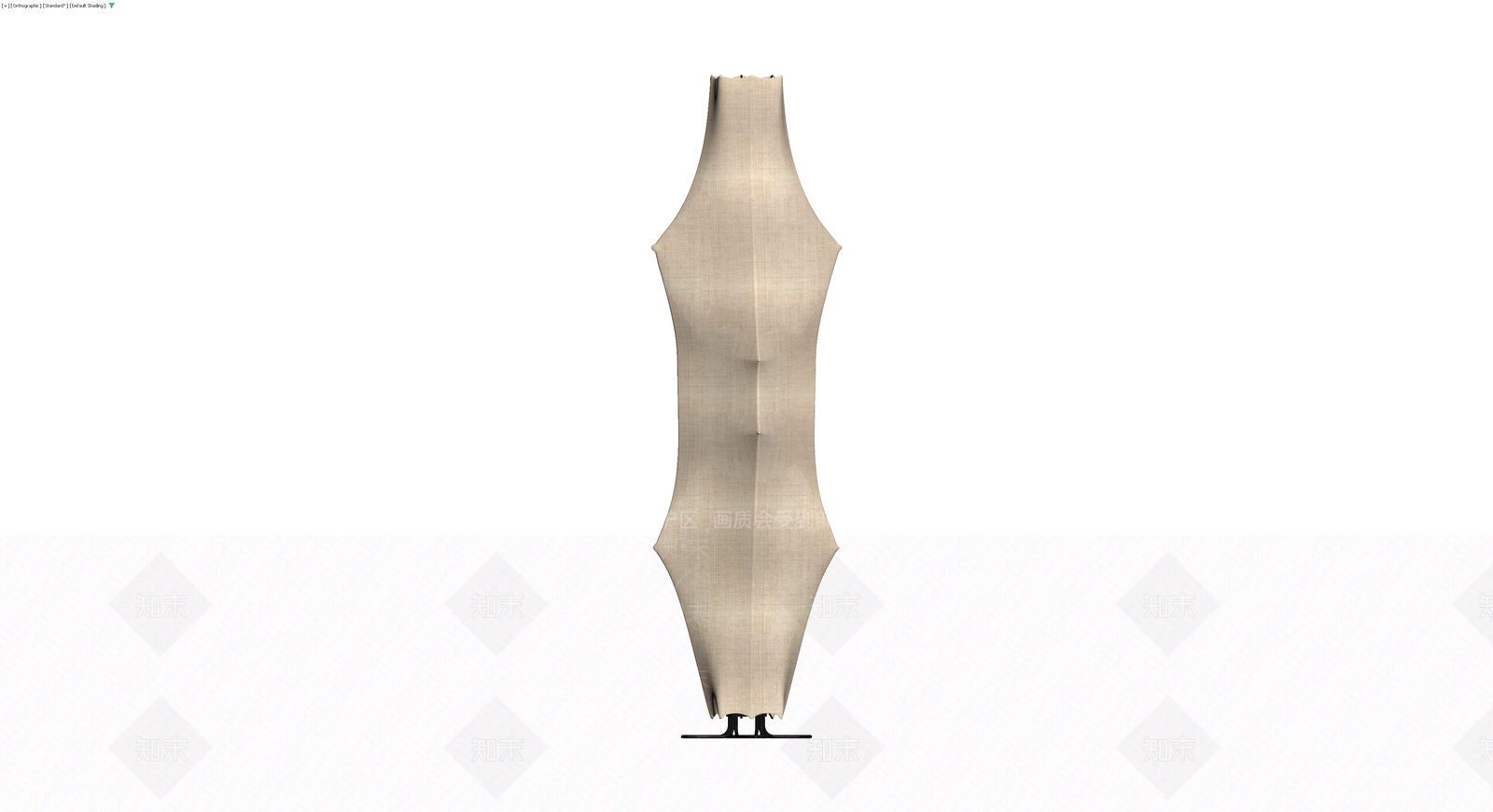 米色布艺落地灯3D模型下载【ID:1230392922】