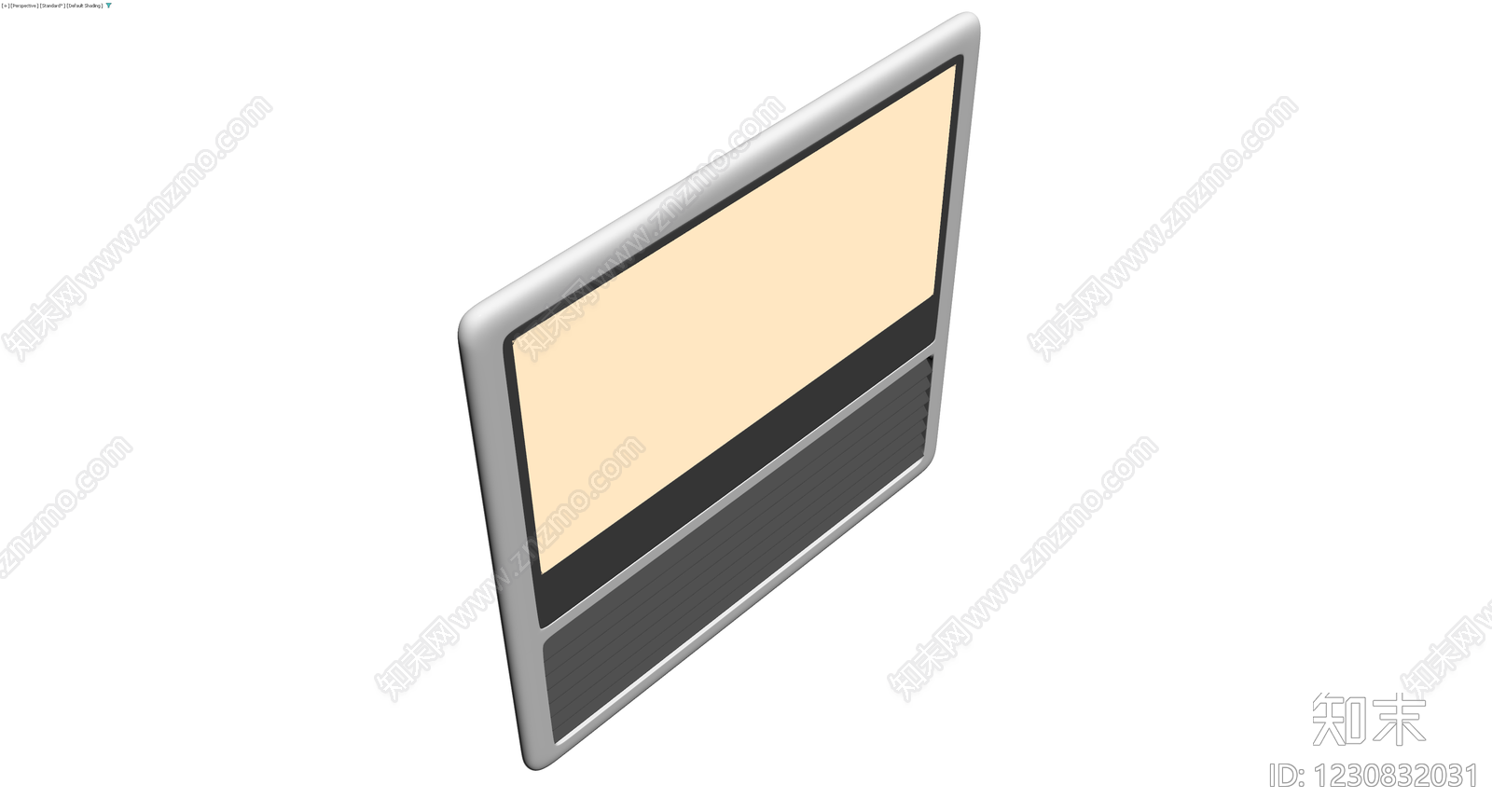 复古风格便携式收音机3D模型下载【ID:1230832031】
