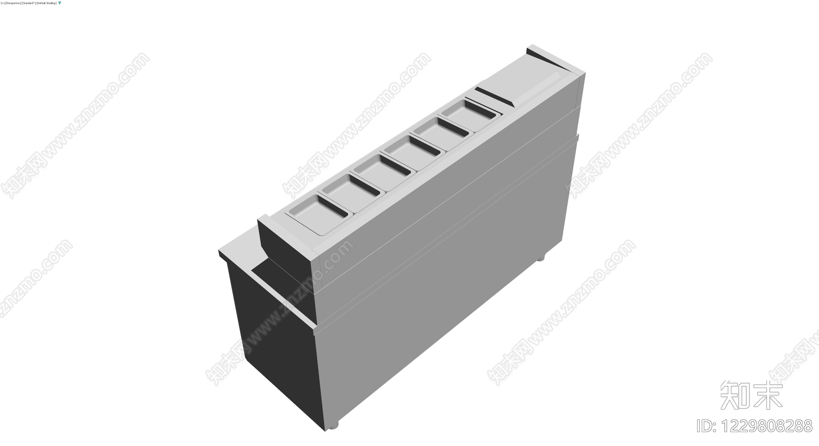 商用不锈钢料理台3D模型下载【ID:1229808288】