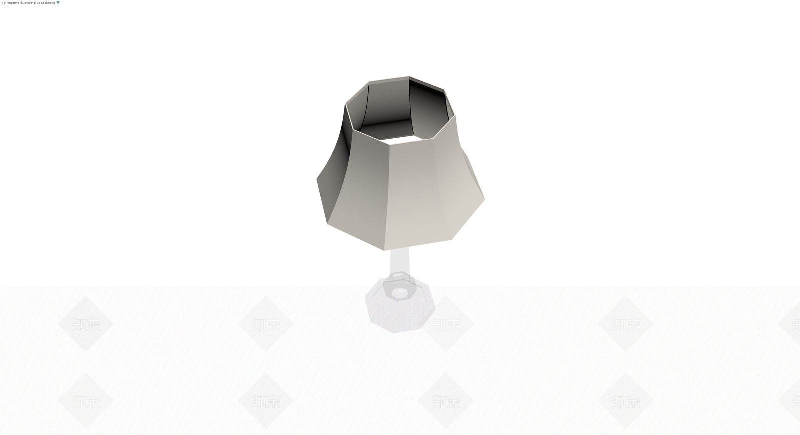 灰模台灯灯具3D模型下载【ID:1229882229】