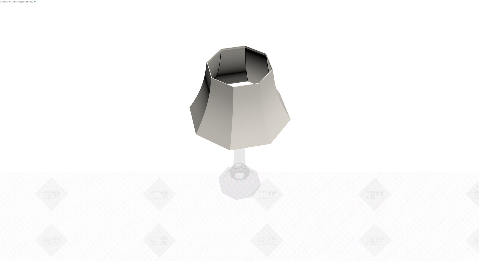 灰模台灯灯具3D模型下载【ID:1229882229】