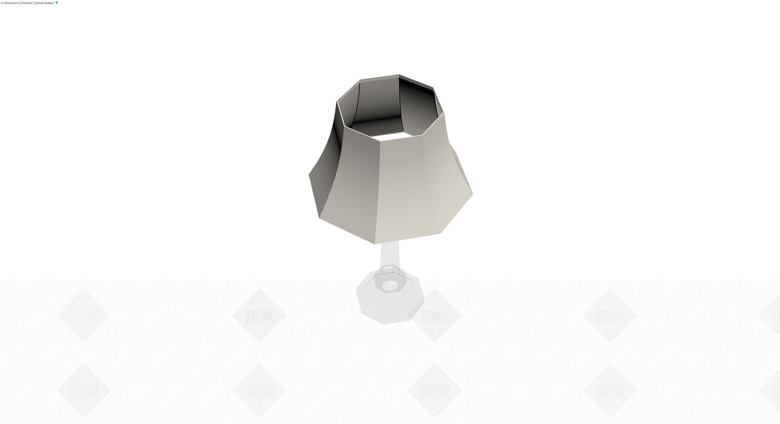 灰模台灯灯具3D模型下载【ID:1229882229】
