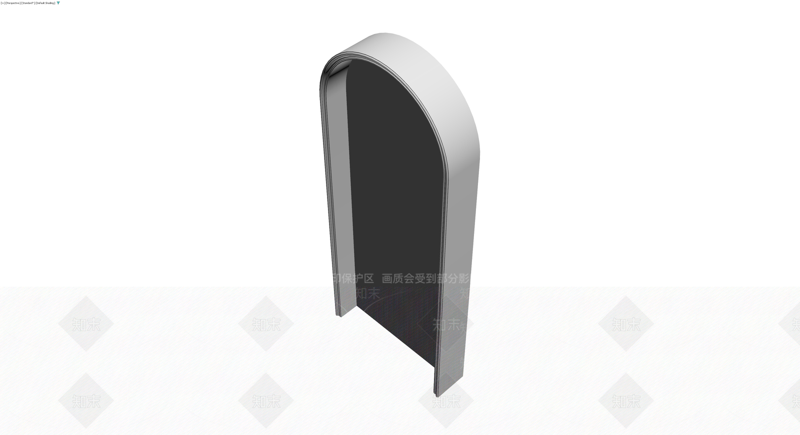 拱形单开门组件3D模型下载【ID:1230628178】