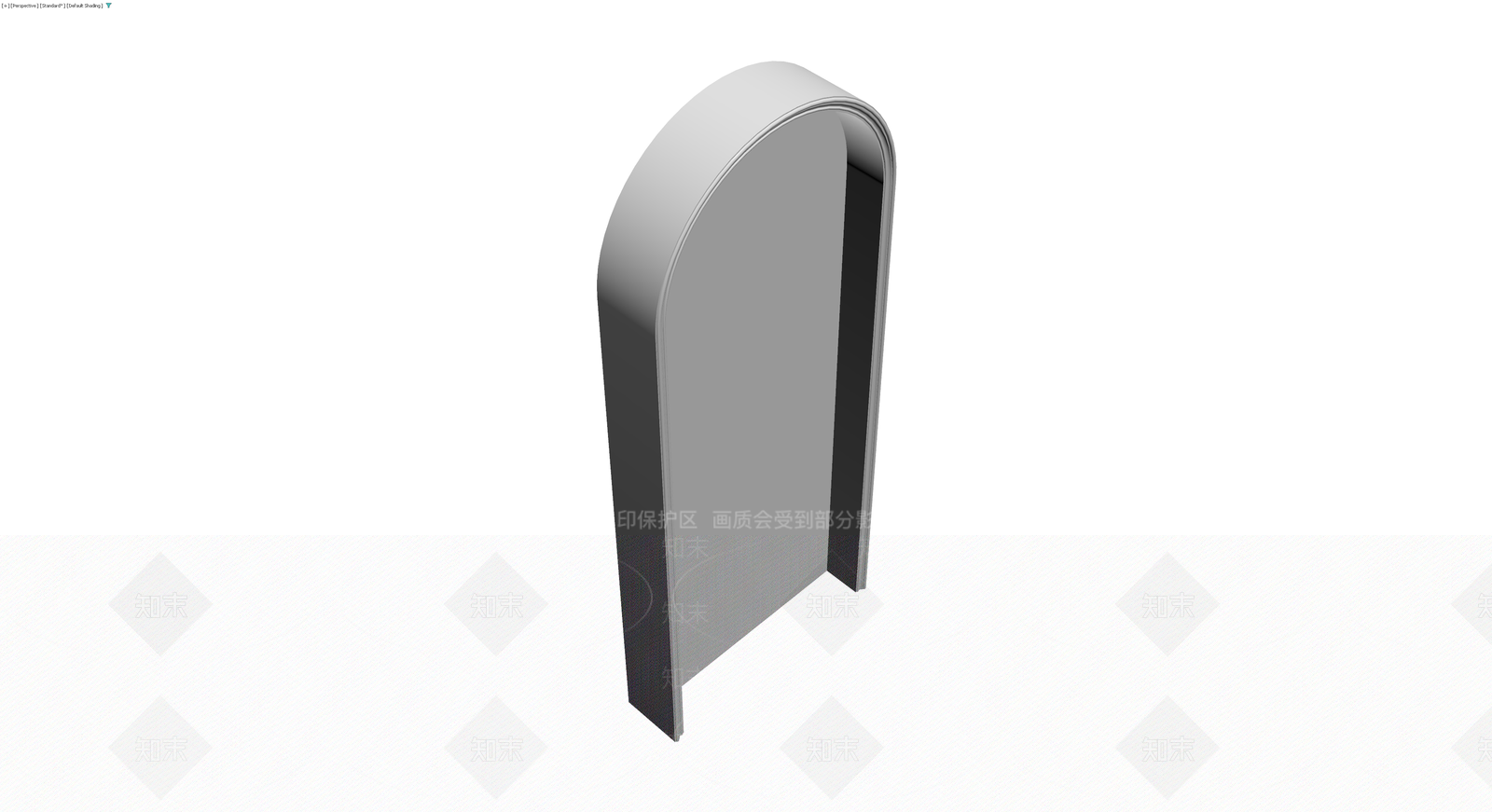 拱形单开门组件3D模型下载【ID:1230628178】