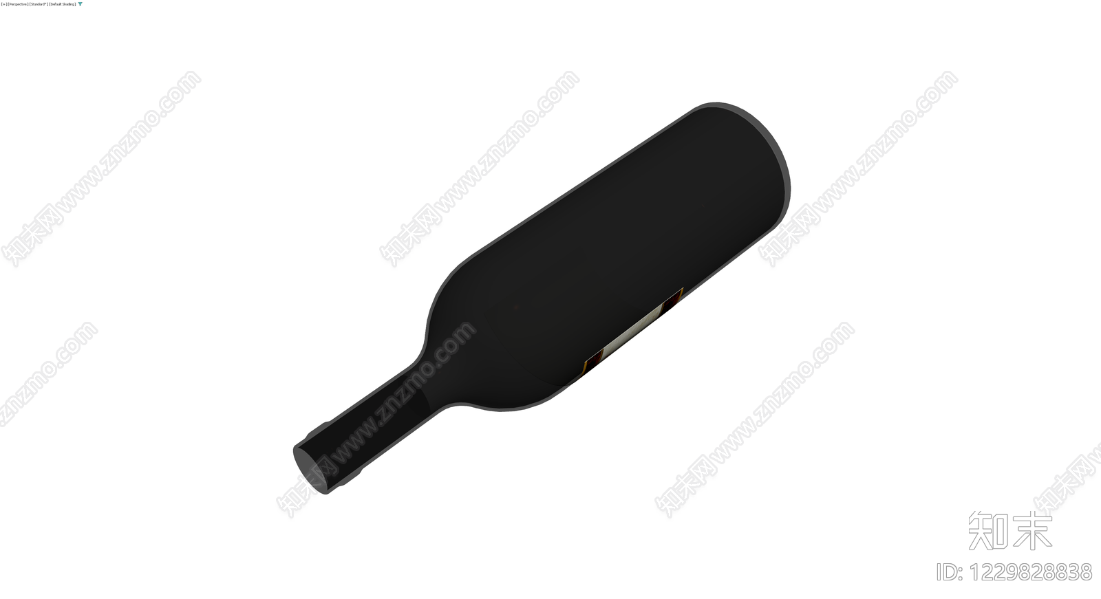 红酒瓶模型3D模型下载【ID:1229828838】