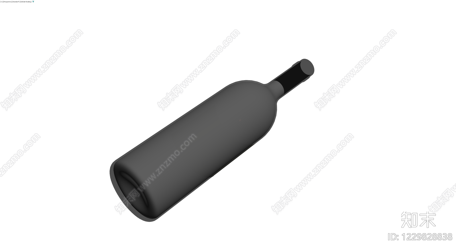 红酒瓶模型3D模型下载【ID:1229828838】