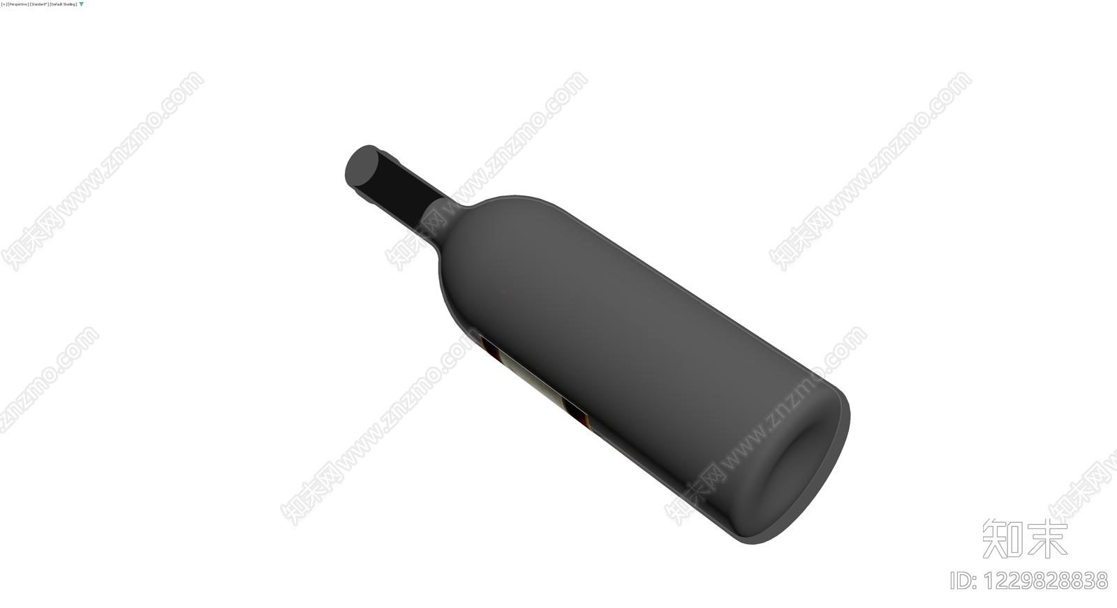 红酒瓶模型3D模型下载【ID:1229828838】