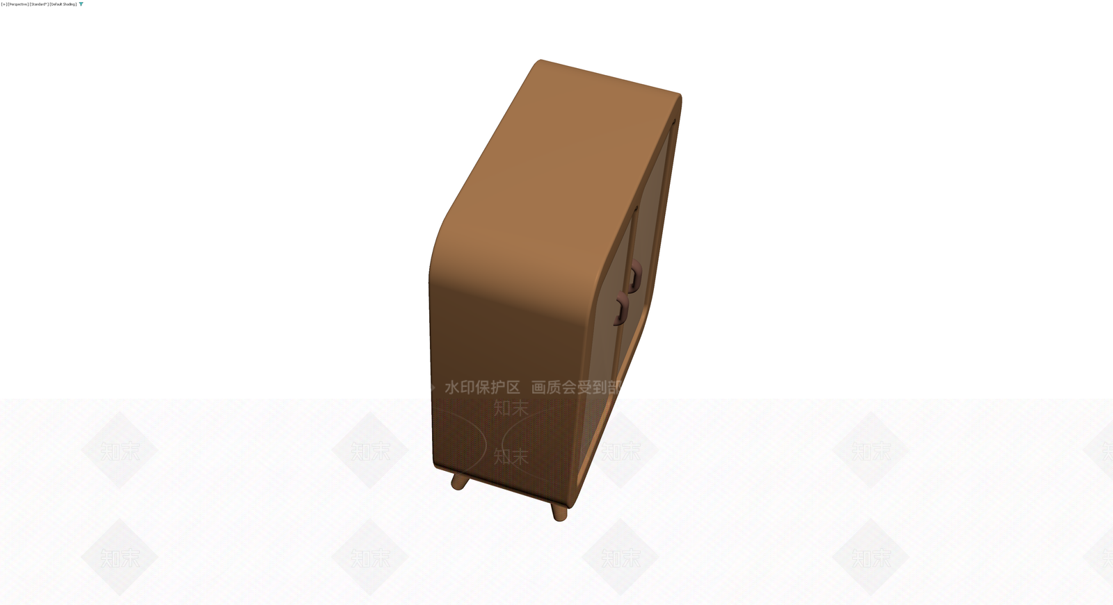 双门木质储物柜3D模型下载【ID:1230754087】