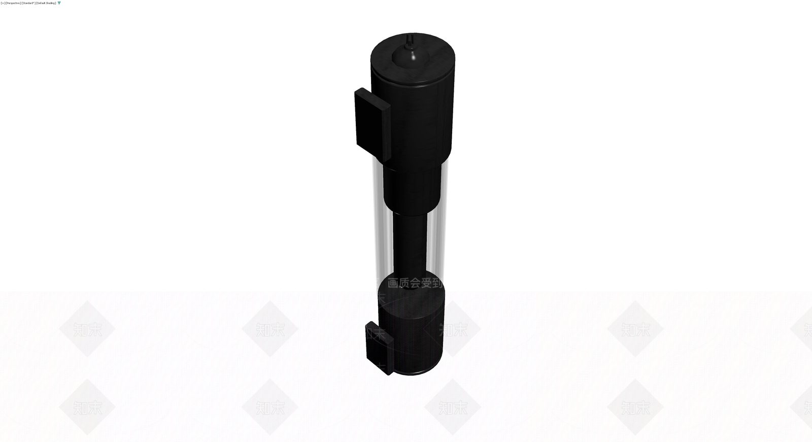 黑色工业阀门组件3D模型下载【ID:1230186257】