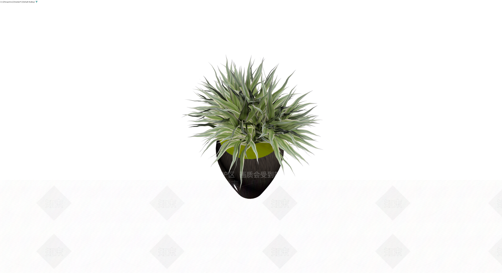 盆栽植物带花盆3D模型下载【ID:1230585623】