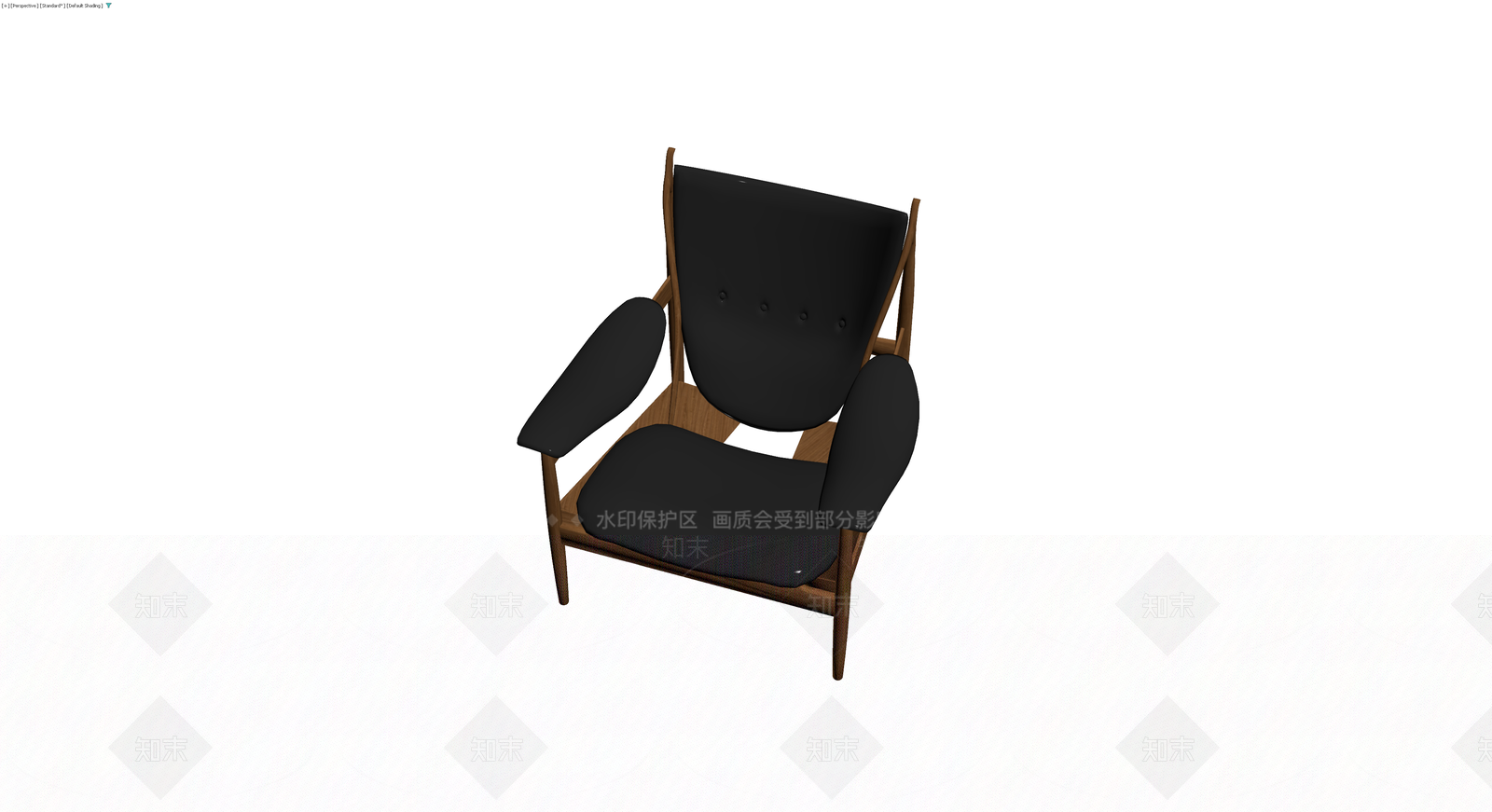 木质软包休闲椅3D模型下载【ID:1229683054】