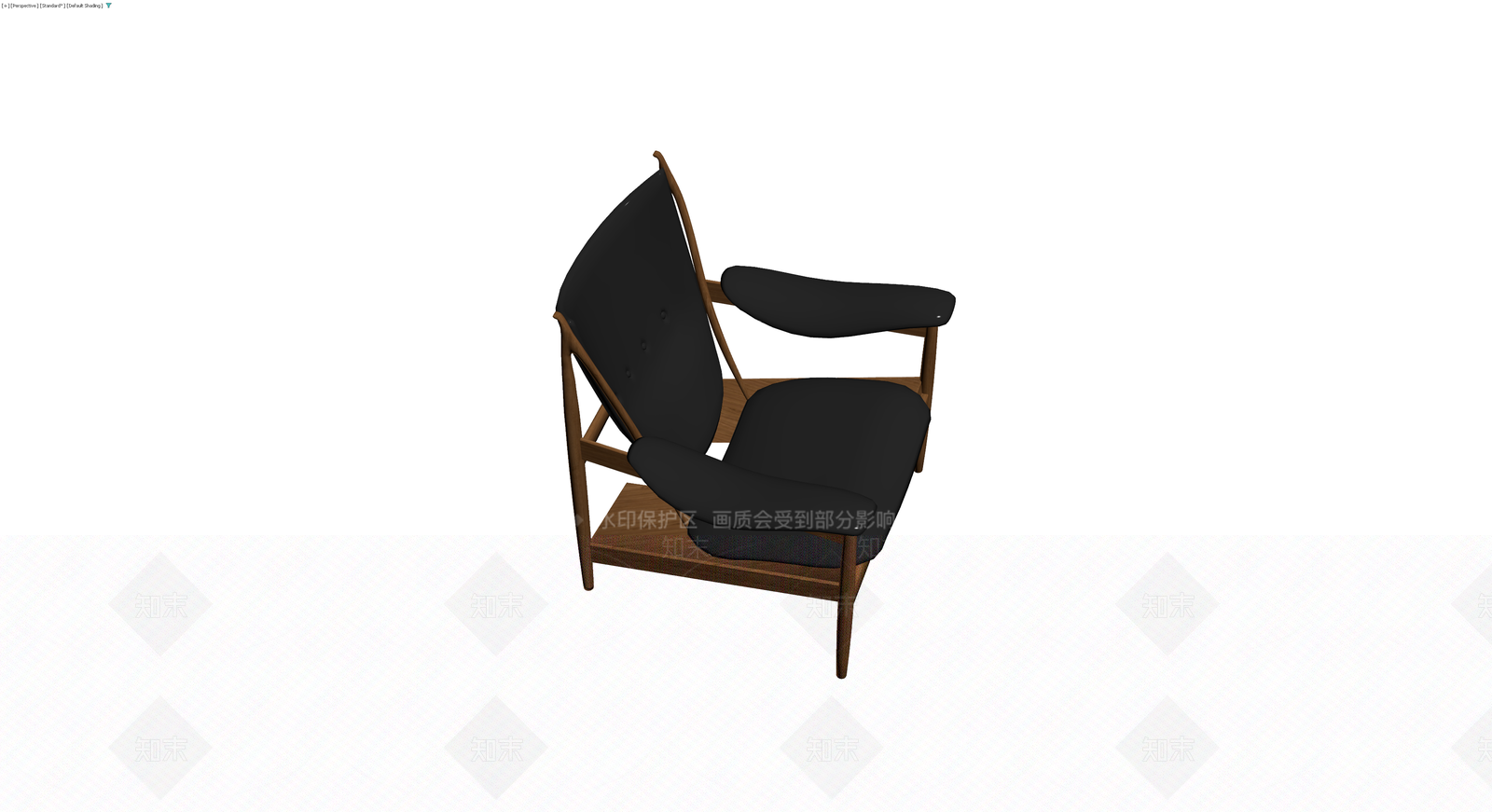 木质软包休闲椅3D模型下载【ID:1229683054】