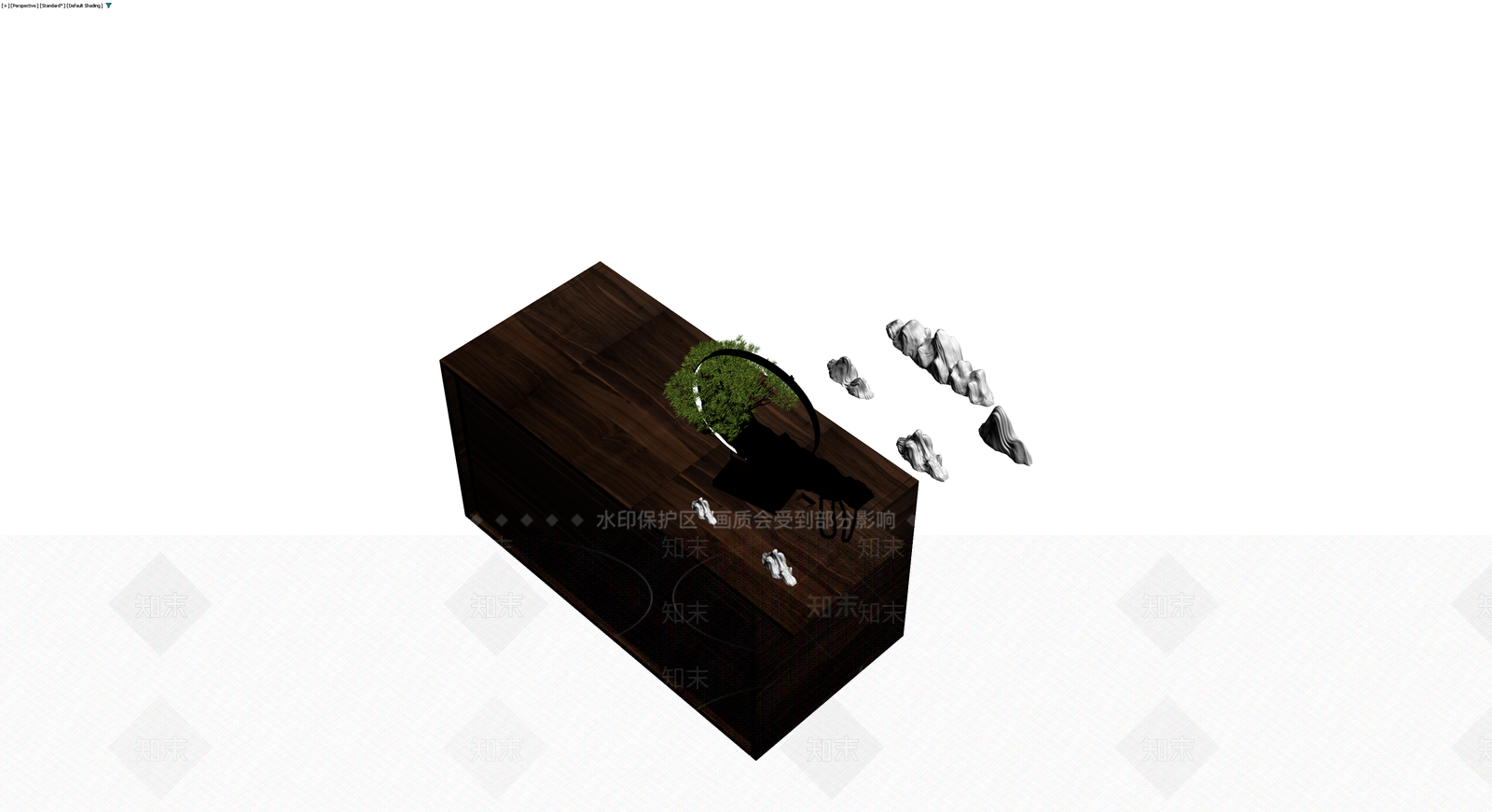 新中式玄关柜组合3D模型下载【ID:1230594433】