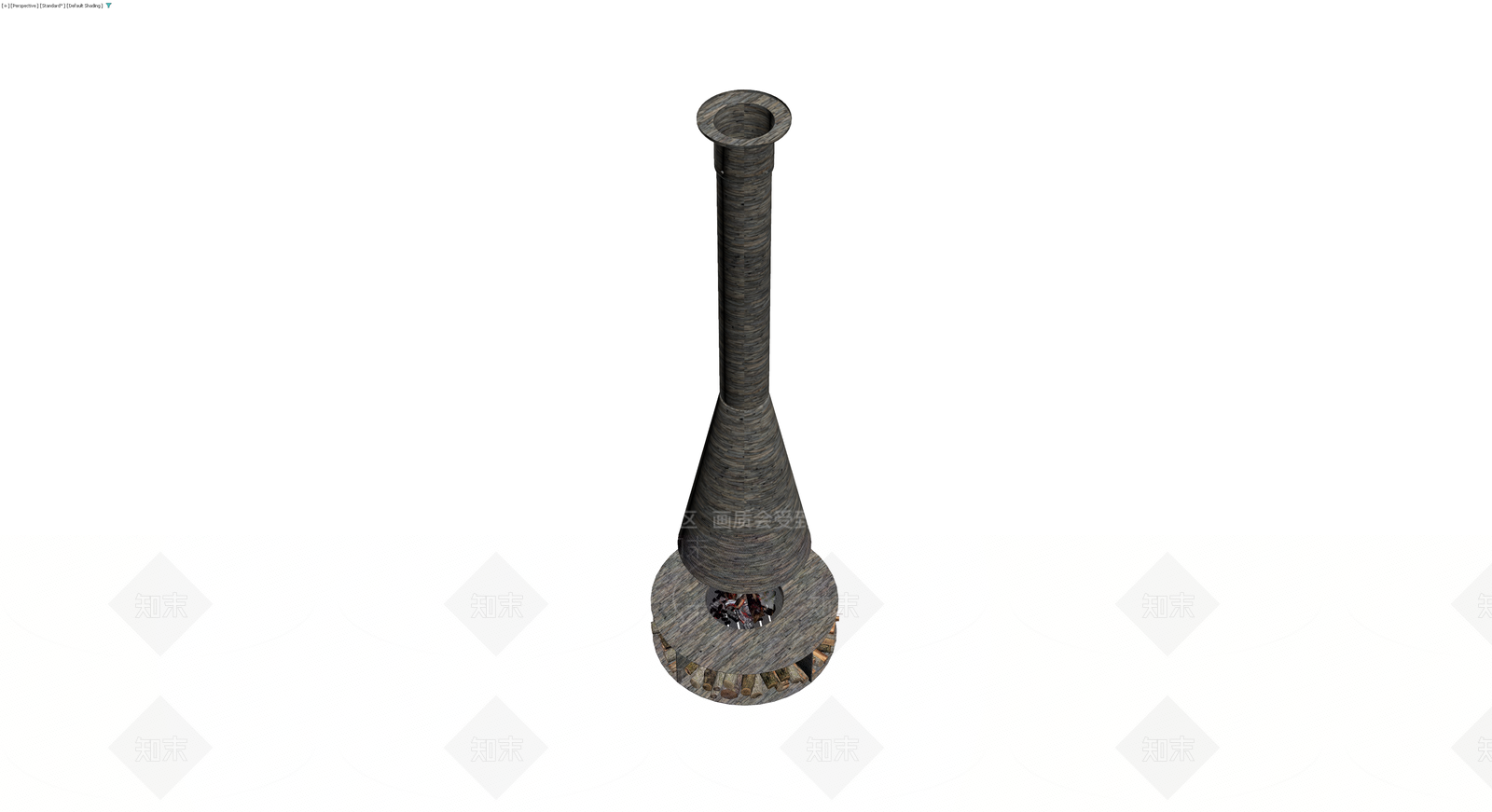 石砌柴火烟囱3D模型下载【ID:1230426739】