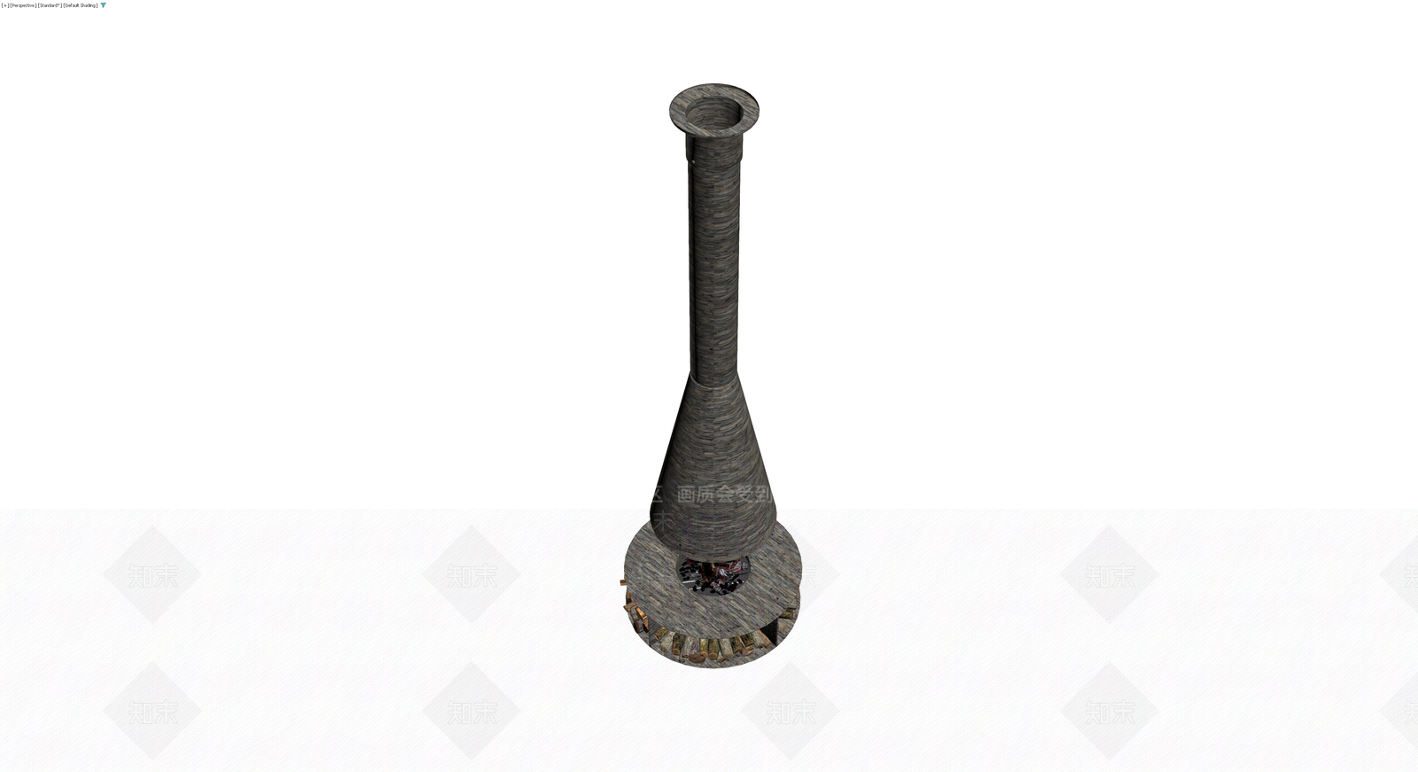石砌柴火烟囱3D模型下载【ID:1230426739】