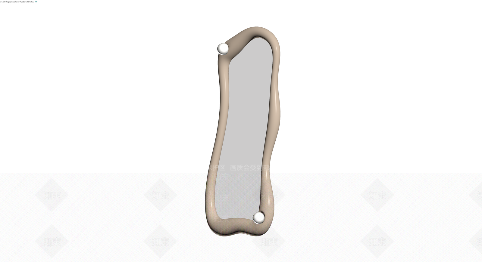 米色异形装饰镜3D模型下载【ID:1230578478】