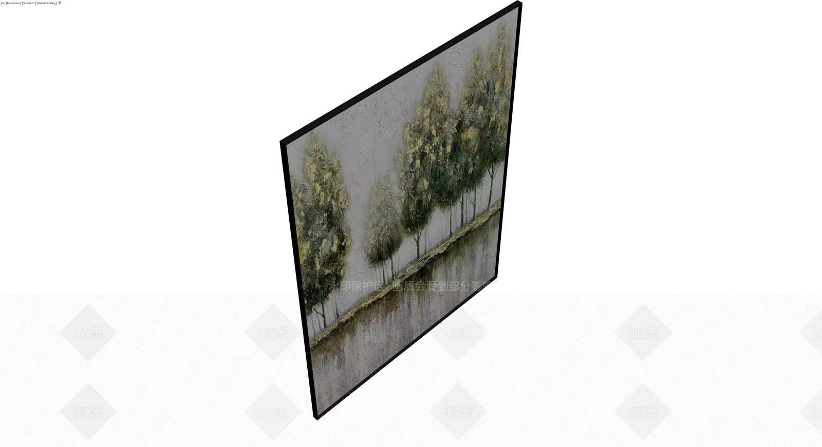 风景挂画模型3D模型下载【ID:1229908019】