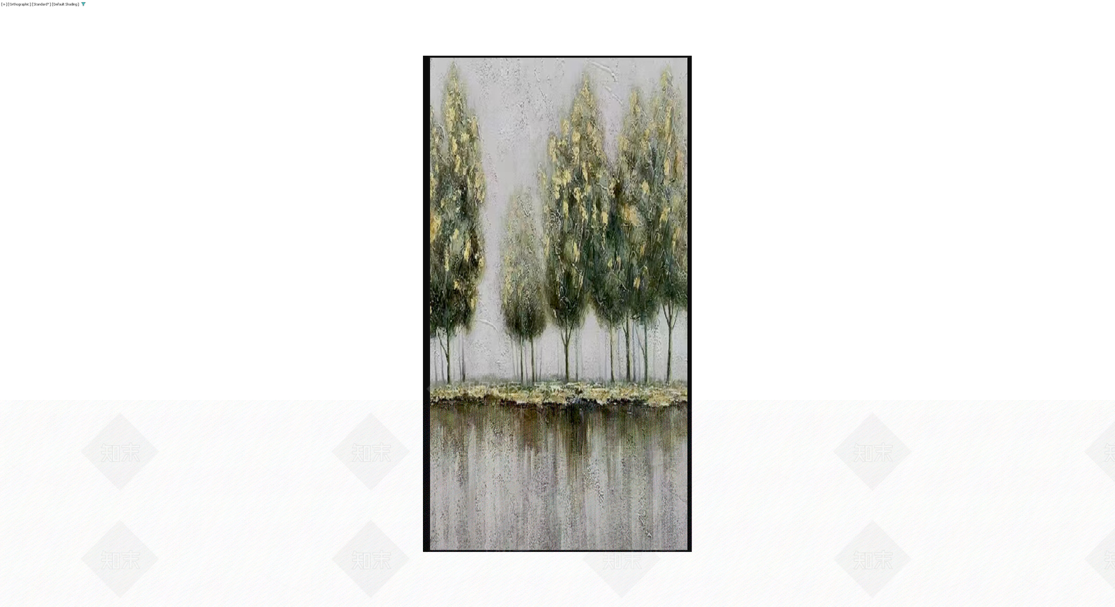 风景挂画模型3D模型下载【ID:1229908019】