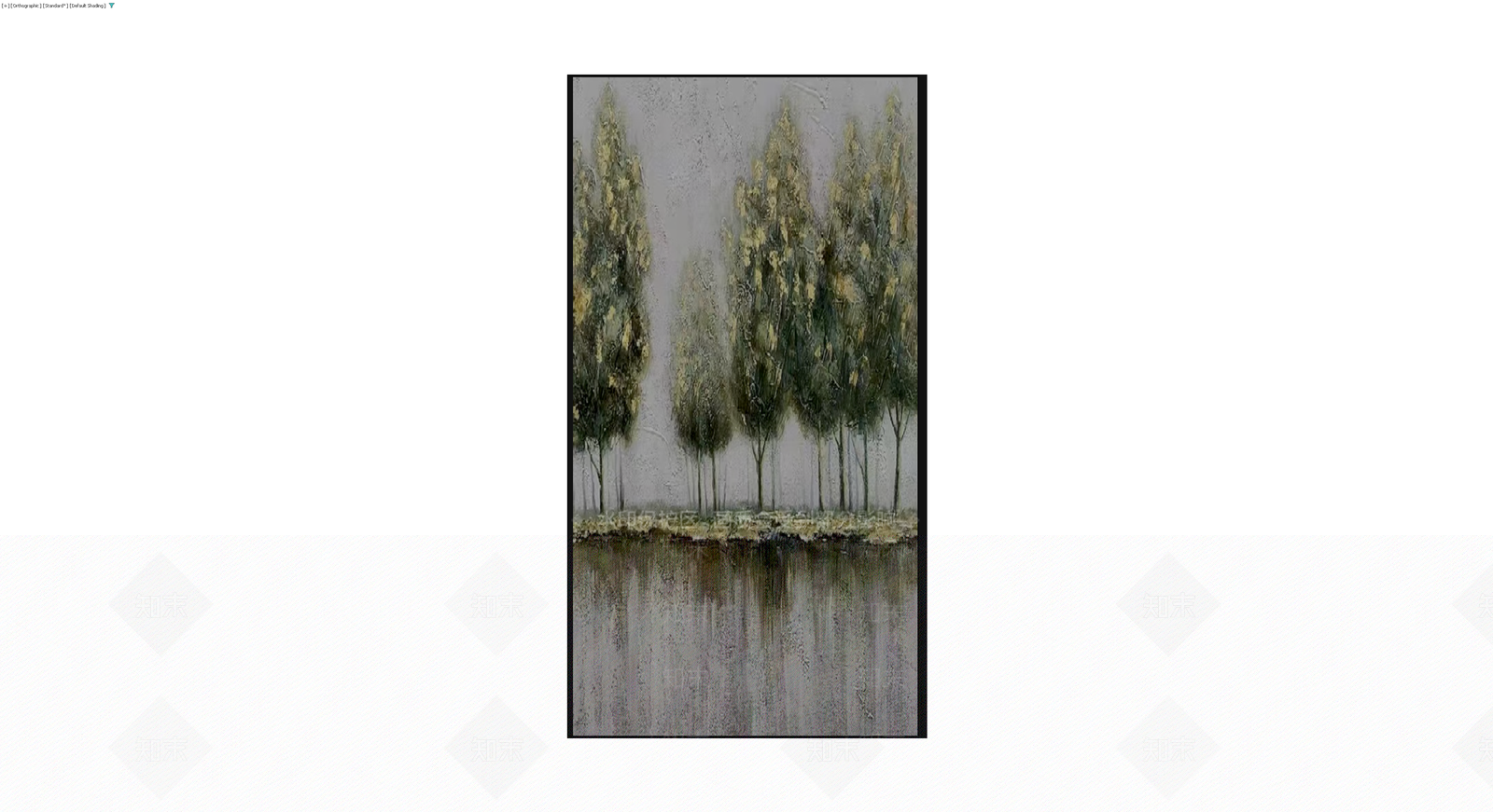 风景挂画模型3D模型下载【ID:1229908019】