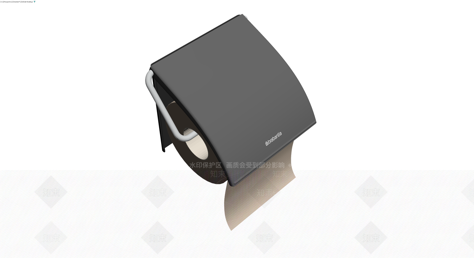 Brabantia品牌卫生纸盒3D模型下载【ID:1229603911】