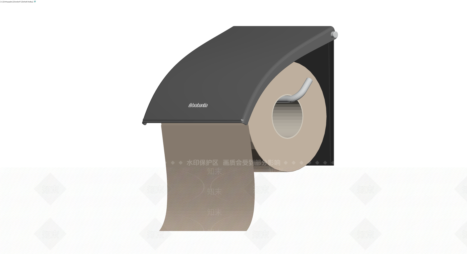 Brabantia品牌卫生纸盒3D模型下载【ID:1229603911】