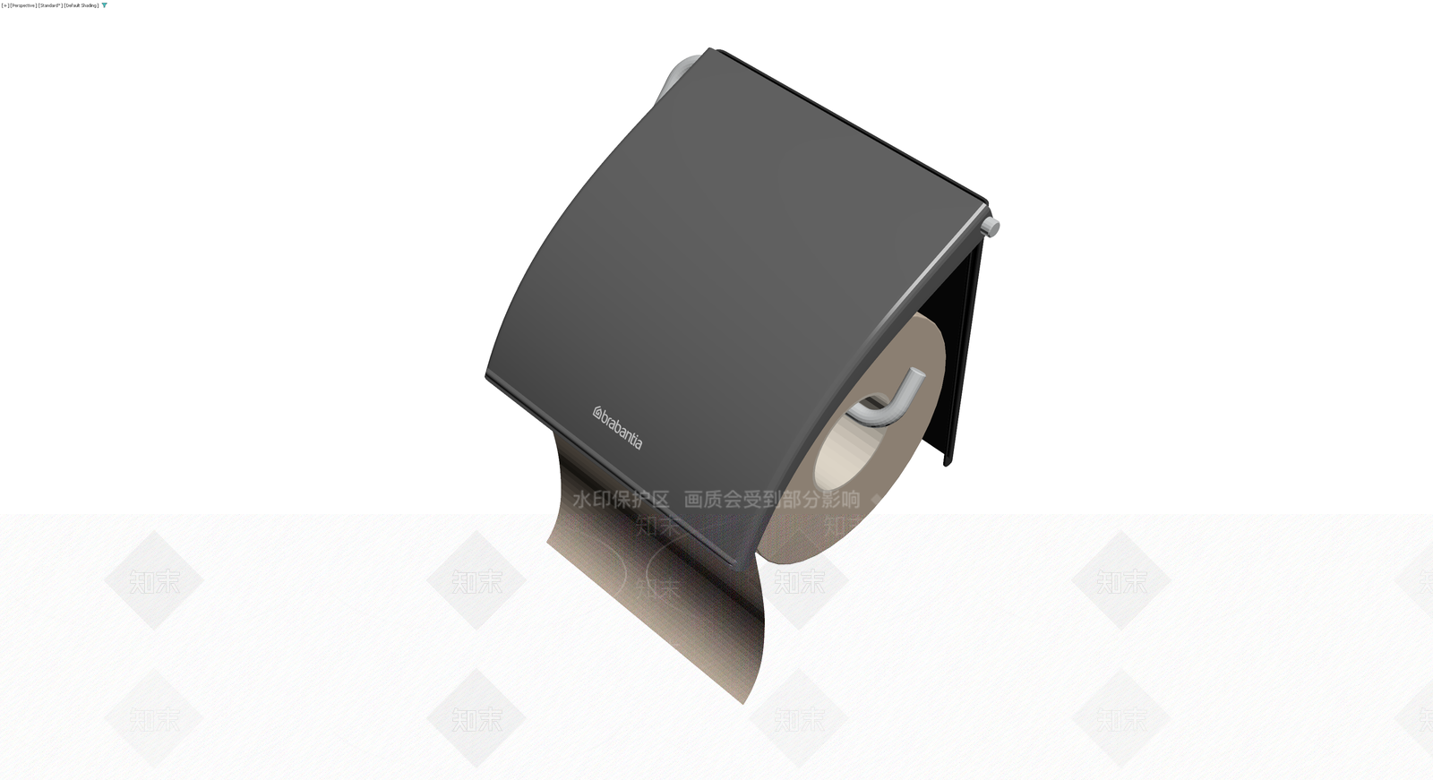Brabantia品牌卫生纸盒3D模型下载【ID:1229603911】