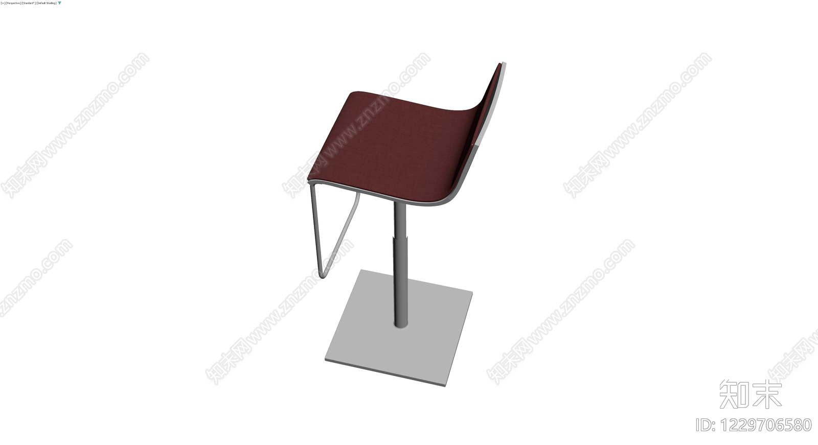 红座灰架高脚凳3D模型下载【ID:1229706580】